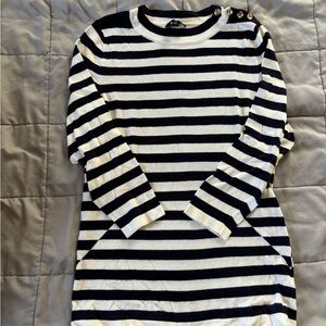 The limited xs Striped Black and White Sweater
